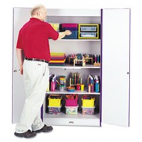 RAINBOW ACCENTS DELUXE CLASSROOM CLOSET, 36W X 24D X 72H, PURPLE