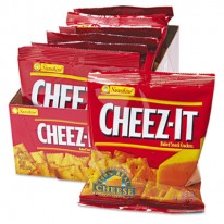 CHEEZ-IT CRACKERS, 1.5OZ SINGLE-SERVING SNACK PACK, 8 PACKS/BOX
