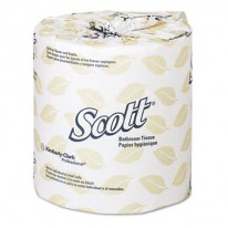 SCOTT STANDARD ROLL BATHROOM TISSUE, 2-PLY, 550 SHEETS/ROLL