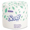 SCOTT STANDARD ROLL BATHROOM TISSUE, 2-PLY, 550 SHEETS/ROLL, 80/CARTON