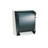 IN-SIGHT LEV-R-MATIC ROLL TOWEL DISPENSER, 10 3/4WX9 3/5DX13 3/4H, SMOKE/GRAY