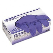 PURPLE NITRILE EXAM GLOVES, X-LARGE, PURPLE, 90/BOX