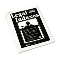 80000 SERIES LEGAL INDEX DIVIDERS, BOTTOM TAB, PRINTED 