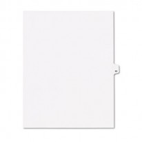 80000 SERIES LEGAL INDEX DIVIDERS, SIDE TAB, PRINTED 