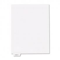 80000 SERIES LEGAL INDEX DIVIDERS, BOTTOM TAB, PRINTED 