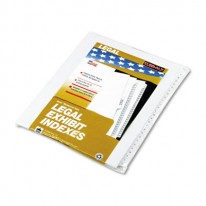 90000 SERIES LEGAL EXHIBIT INDEX DIVIDERS, 1/26 SIDE CUT, LABEL 