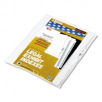 90000 SERIES LEGAL EXHIBIT INDEX DIVIDERS, 1/10 CUT TAB, 