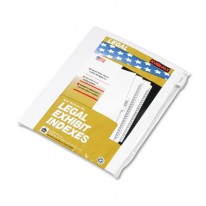 90000 SERIES LEGAL EXHIBIT INDEX DIVIDERS, 1/10 CUT TAB, 