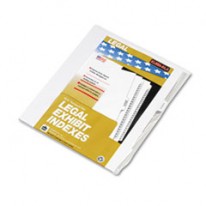 90000 SERIES LEGAL EXHIBIT INDEX DIVIDERS, 1/10 CUT TAB, 