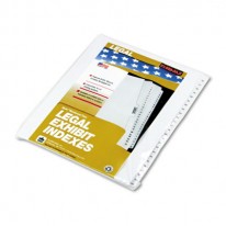 90000 SERIES LEGAL EXHIBIT INDEX DIVIDERS, 1/25 SIDE CUT, LABEL 