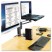 COLUMN MOUNT NOTEBOOK-MONITOR DUAL ARM W/SMARTFIT SYSTEM