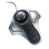 OPTICAL ORBIT TRACKBALL MOUSE, TWO-BUTTON, BLACK/SILVER