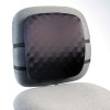 HALFBACK BACK SUPPORT CHAIR PAD, 13W X 1-1/2D X 13-3/4H, BLACK