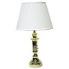 TRADITIONAL BRASS INCANDESCENT TABLE LAMP, 26 INCHES HIGH