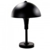 TABLE LAMP WITH STEEL SHADE, MATTE BLACK, 19-1/2 INCHES HIGH
