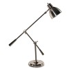 FULL SPECTRUM CANTILEVER POST DESK LAMP, BRUSHED STEEL, 30 INCHES HIGH