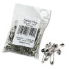 SAFETY PINS, NICKEL-PLATED, STEEL, 1 1/2