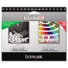 18C2249 (36XL, 37XL) HIGH-YIELD INK, 500 PAGE-YIELD, 2/PACK, BLACK