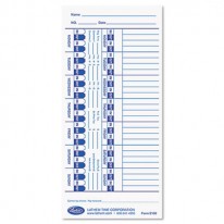 UNIVERSAL TIME CARD, WHITE, 100/PACK