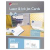 MICROPERFORATED BUSINESS CARDS, 2 X 3 1/2, GRAY, 250/BOX