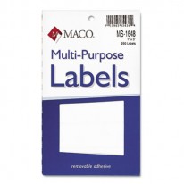 MULTIPURPOSE SELF-ADHESIVE REMOVABLE LABELS, 1 X 3, WHITE, 250/PACK