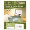 RECYCLED LASER AND INKJET LABELS, 1 X 4, WHITE, 2000/BOX