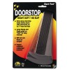 GIANT FOOT DOORSTOP, NO-SLIP RUBBER WEDGE, 3-1/2W X 6-3/4D X 2H, BROWN