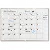 MONTHLY PLANNING BOARD, PORCELAIN-ON-STEEL, 48 X 36, GRAY