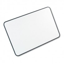 WHITE-ON-WHITE MAGNETIC PLANNING BOARD, STEEL, 36 X 24, WHITE/BLACK