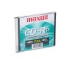 CD-R DISC, 700MB/80MIN, 48X, W/SLIM JEWEL CASE, PRINTABLE MATTE SILVER