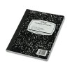 BLACK MARBLE COMPOSITION BOOK, WIDE RULE, 9-3/4 X 7-1/2, 100 SHEETS