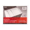 ALL-PURPOSE FILE, 21 POCKETS, LETTER, ASSORTED