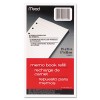 6-RING MEMO BOOK REFILL, COLLEGE RULE, 6HP, 6-3/4 X 3-3/4, 80 SHEETS, WHITE