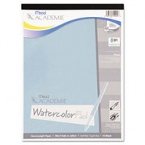 ACADEMIE WATERCOLOR PAD, 9 X 12, WHITE, 15 SHEETS