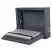 WALL-MOUNT LAPTOP SAFE/SECURITY CABINET, 19-3/4W X 4-3/4D X 15-3/4H, CHARCOAL