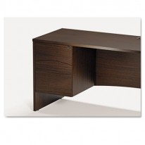 BRIGHTON SERIES SUSPENDED BOX/FILE PEDESTAL, 15 3/4W X 19 1/2D X 20H, MOCHA