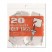 NUMBERED SLOTTED RACK KEY TAGS, PLASTIC, 1 1/2 X 1 1/2, WHITE, 20/PACK