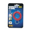 WRIST COIL, KEY RING, FLEXIBLE COIL, RED