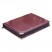 PORTABLE ZIPPERED KEY CASE, 24-KEY, LEATHER-LIKE VINYL, BURGUNDY, 8 3/8 X 7