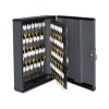 SECURITY KEY CABINETS, 90-KEY, STEEL, CHARCOAL GRAY, 12 X 4 1/4 X 14 3/4