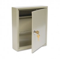 UNI-TAG KEY CABINET, 60-KEY, STEEL, SAND, 10 5/8 X 3 X 12 1/8