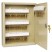 UNI-TAG KEY CABINET, 80-KEY, STEEL, SAND, 14 X 3 1/8 X 17 1/8