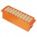 PORTA-COUNT SYSTEM EXTRA-CAPACITY ROLLED COIN PLASTIC STORAGE TRAY, ORANGE