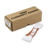 SELF-ADHESIVE CURRENCY STRAPS, BROWN, $5,000 IN $50 BILLS, 1000 BANDS/BOX
