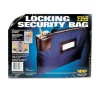 SEVEN-PIN SECURITY/NIGHT DEPOSIT BAG W/2 KEYS, NYLON, 8-1/2 X 11, NAVY