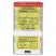 TAMPER-EVIDENT TWIN DEPOSIT BAGS, 9 1/2 X 17 1/2, 100/BOX, CLEAR