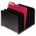 DESKTOP VERTICAL ORGANIZER, SIX SECTIONS, STEEL, 12 X 11 X 8 1/8, BLACK