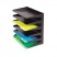 STEELMASTER MULTI-TIER HORIZONTAL LEGAL ORGANIZERS, SIX TIER, STEEL, BLACK