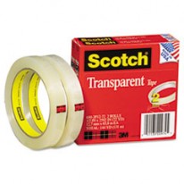 TRANSPARENT TAPE 600-2P12-72, 1/2