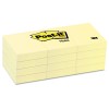 ORIGINAL NOTES, 1-1/2 X 2, CANARY YELLOW, 12 100-SHEET PADS/PACK